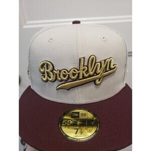 Brooklyn Dodgers 1942 All Star Game Hat Stone Pack 59FIFTY Fitted 7 1/2
